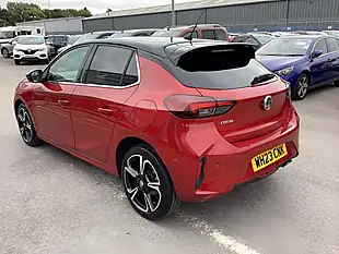 Used 2023 Vauxhall Corsa Ultimate Crimson Red (metallic) - Interior and Exterior details 2