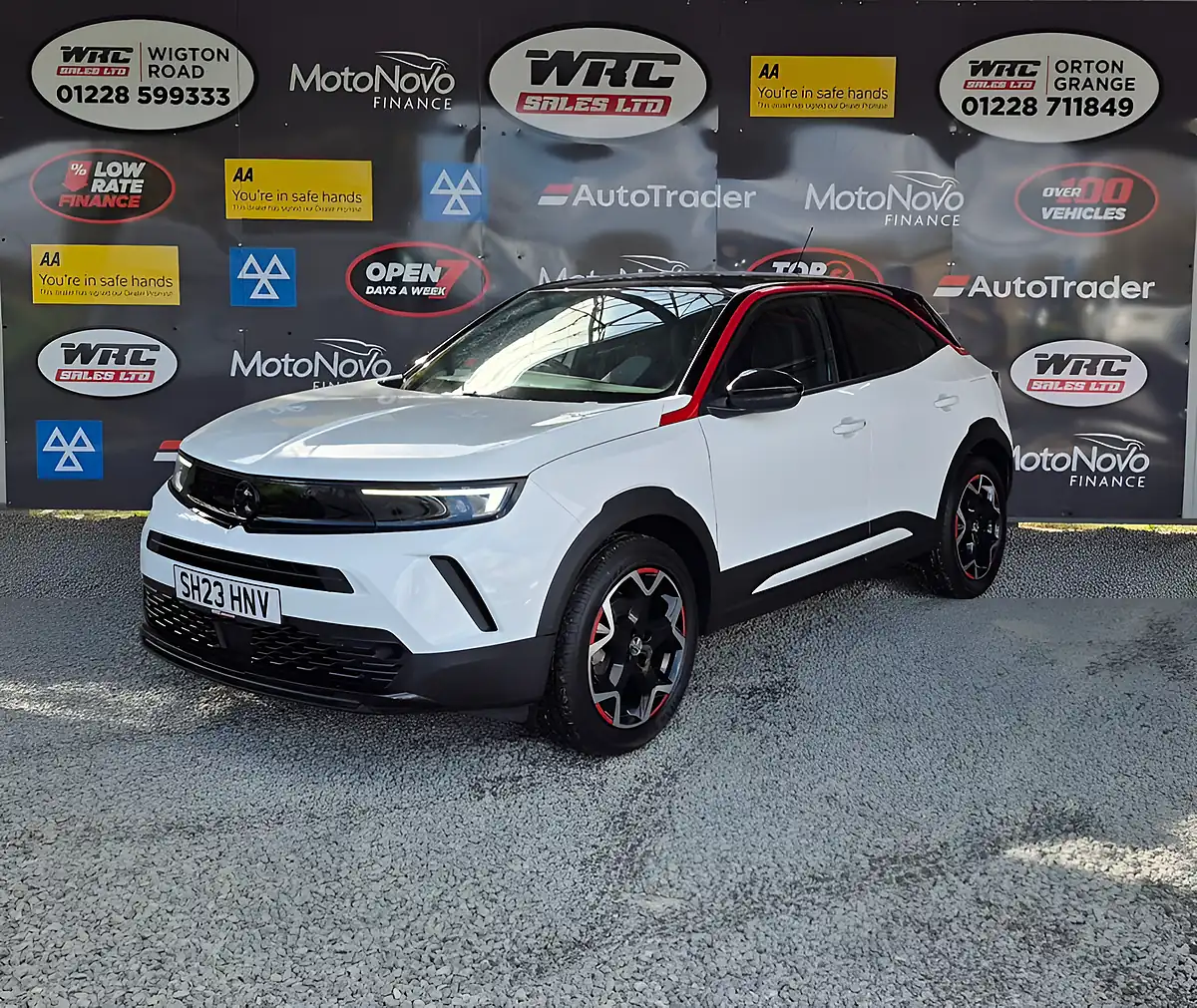Used 2023 Vauxhall Mokka Gs White - Front View