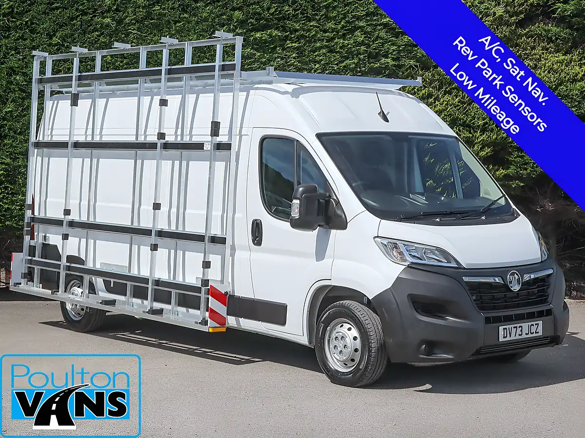 Used 2023 Vauxhall Movano Prime Kaolin White - Front View