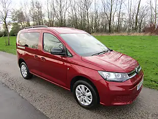 Used 2023 Volkswagen Caddy Life Swb Red - Interior and Exterior details 2