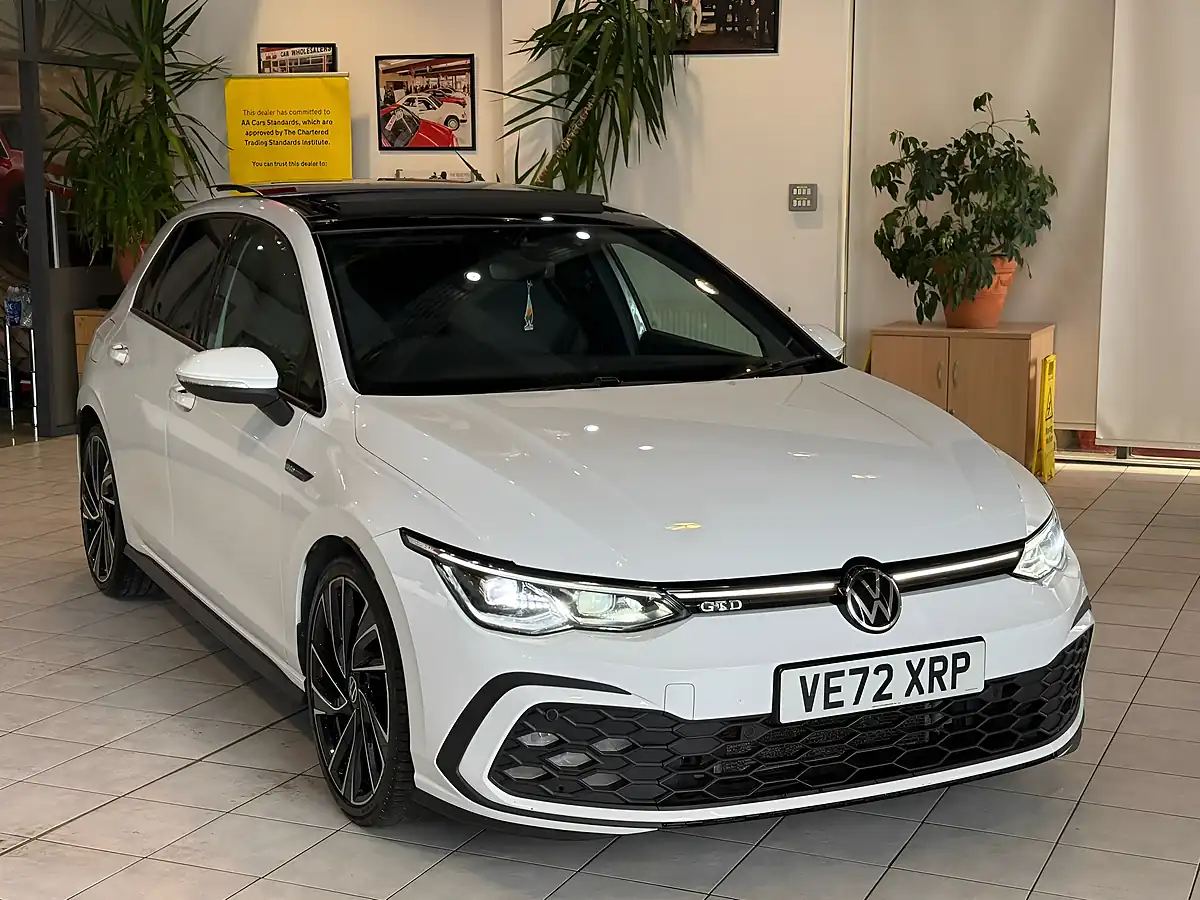 Used 2023 Volkswagen Golf Gtd White - Interior and Exterior details 2
