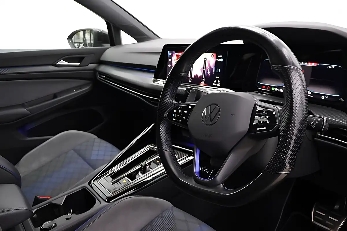 Used 2023 Volkswagen Golf R Black - Interior and Exterior details 13