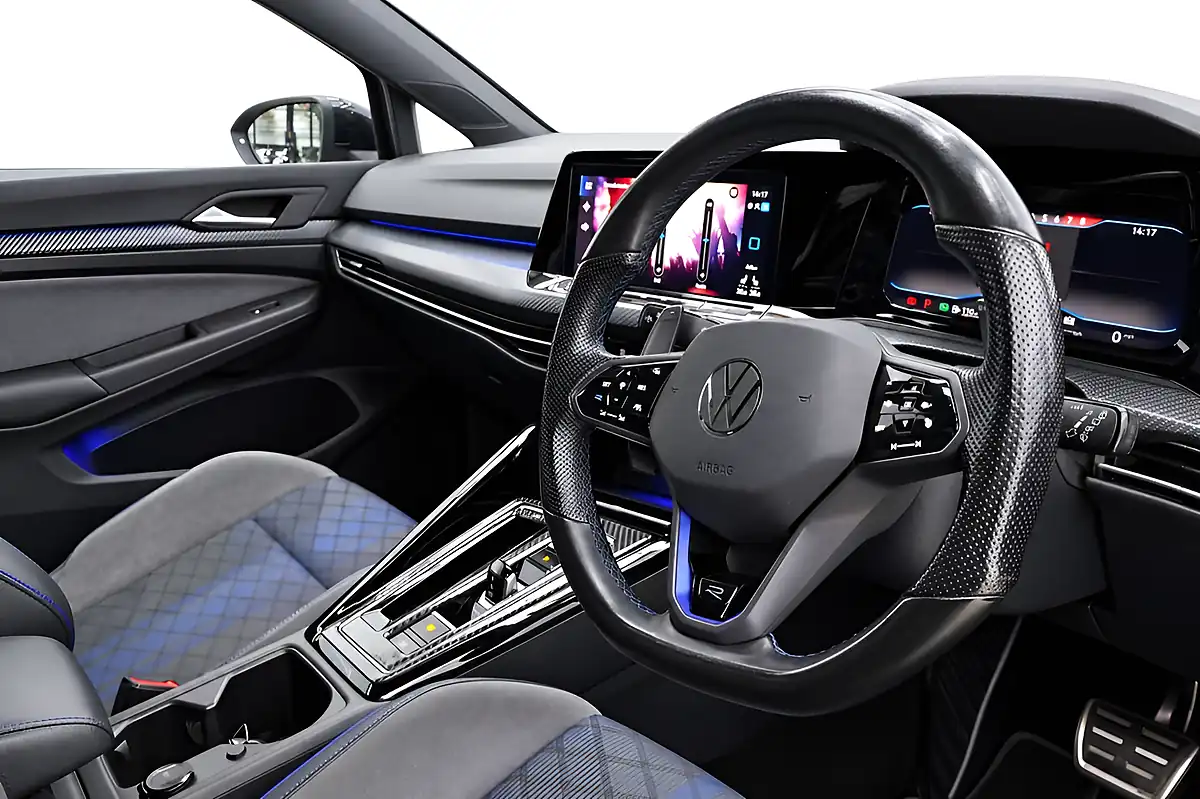 Used 2023 Volkswagen Golf R Black - Interior and Exterior details 3