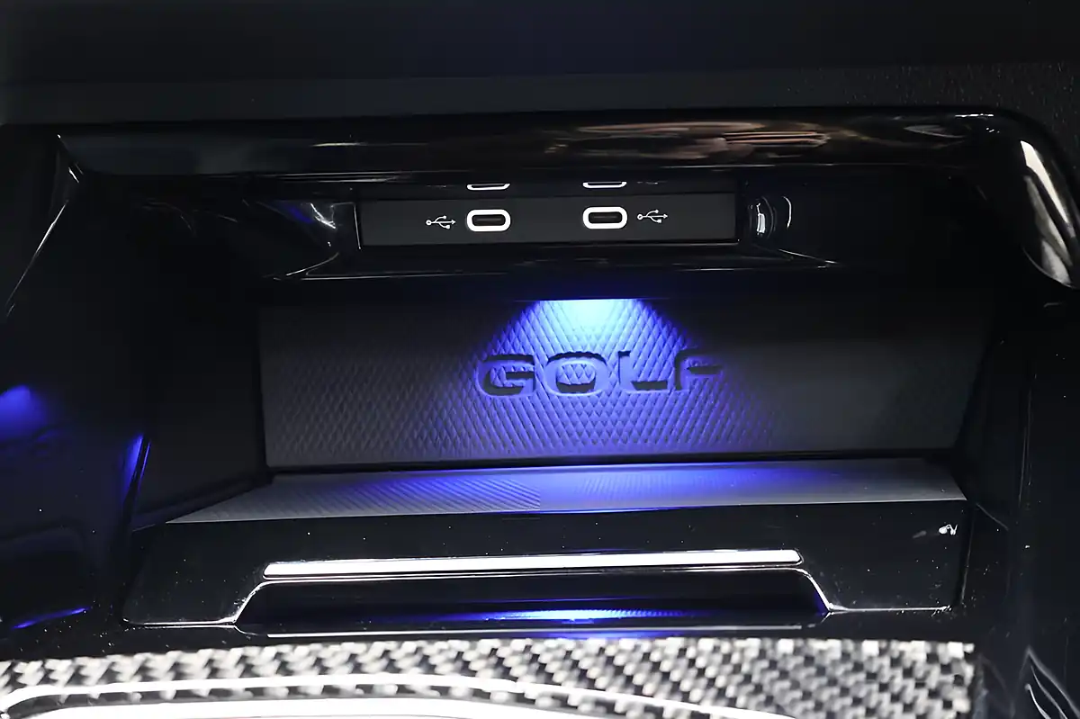 Used 2023 Volkswagen Golf R Black - Interior and Exterior details 9
