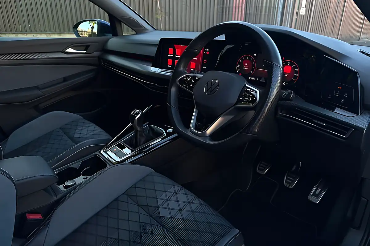 Used 2023 Volkswagen Golf R-Line Blue - Interior and Exterior details 2