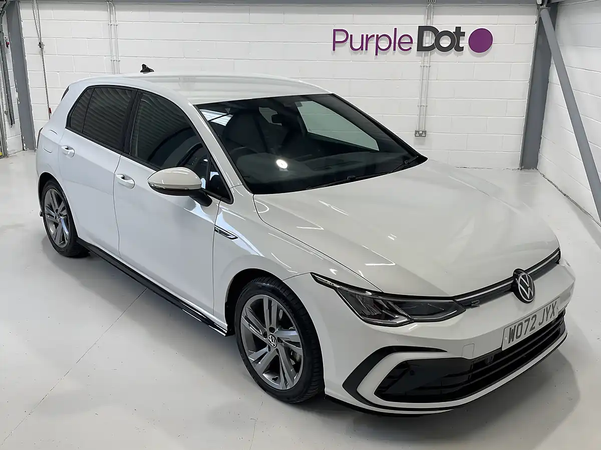 Used 2023 Volkswagen Golf R-Line White - Front View