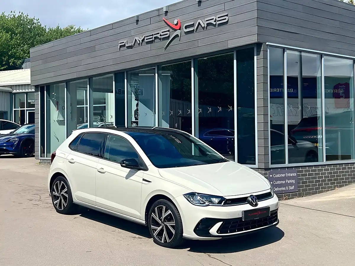 Used 2023 Volkswagen Polo R-Line Grey - Front View