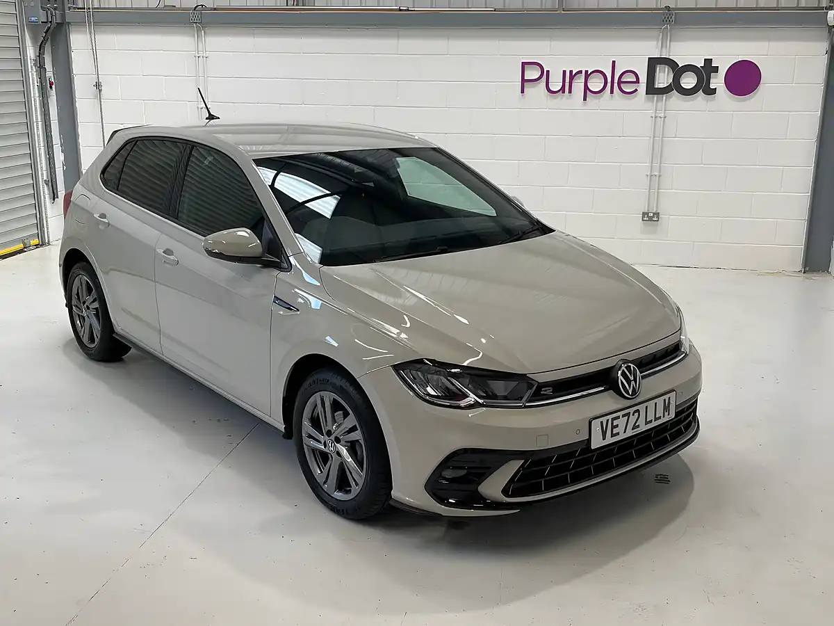 Used 2023 Volkswagen Polo R-Line Grey - Front View