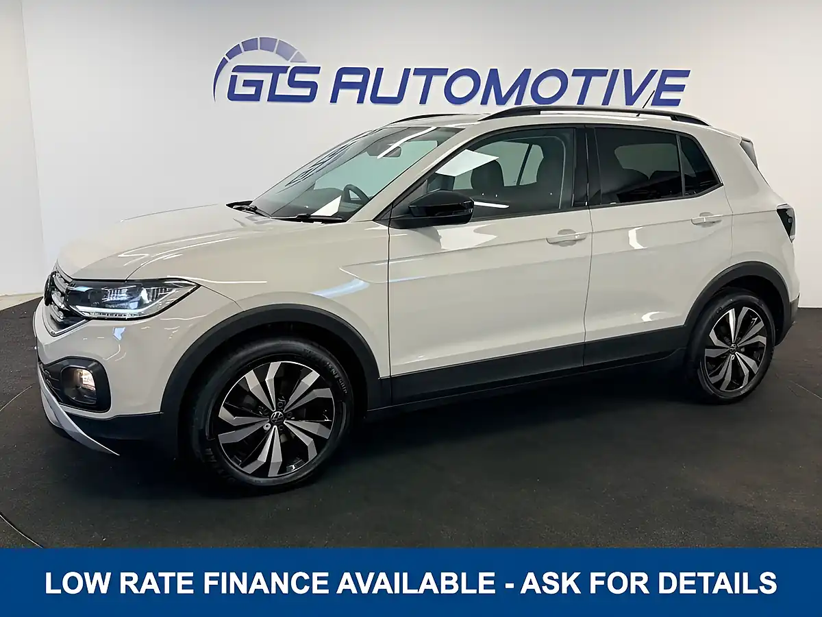Used 2023 Volkswagen T-Cross Black Edition Ascot Grey - Front View