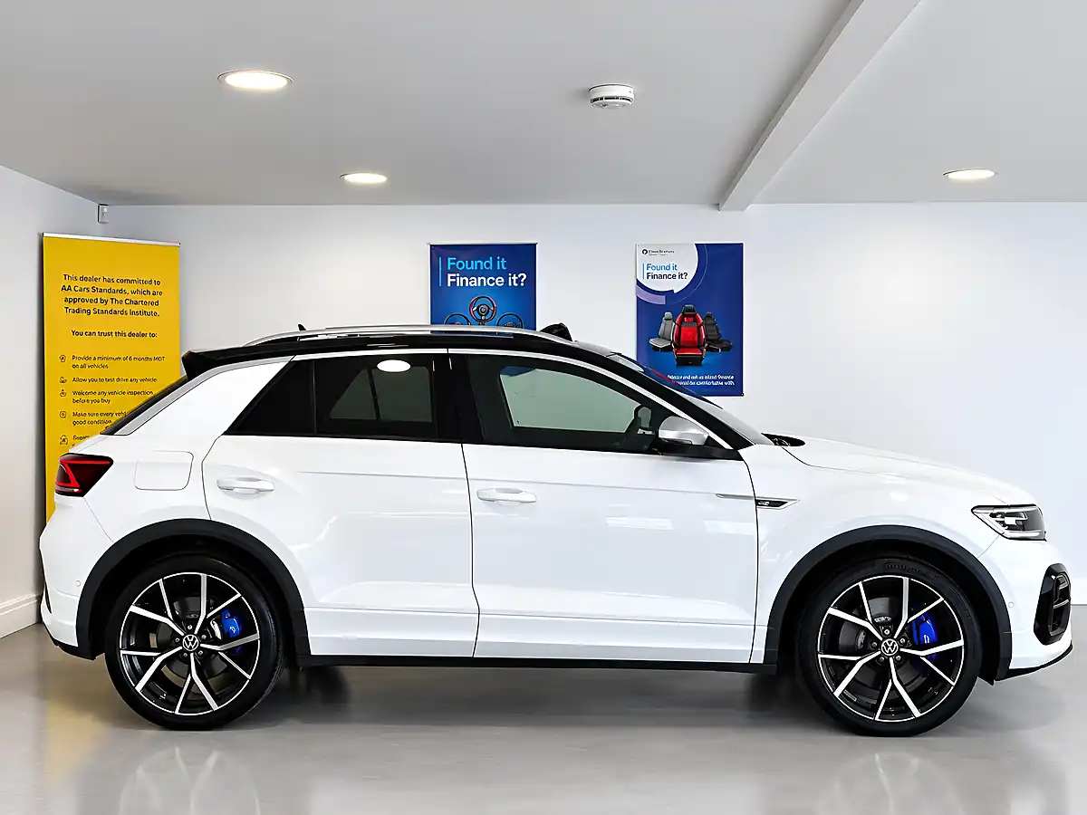 Used 2023 Volkswagen T-Roc R Pure White With Black Roof - Interior and Exterior details 7