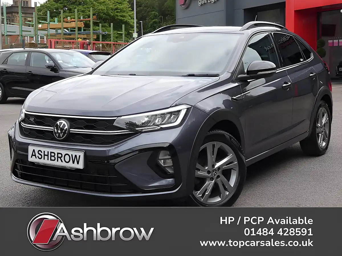 Used 2023 Volkswagen Taigo R-Line Smoke Grey Metallic - Front View