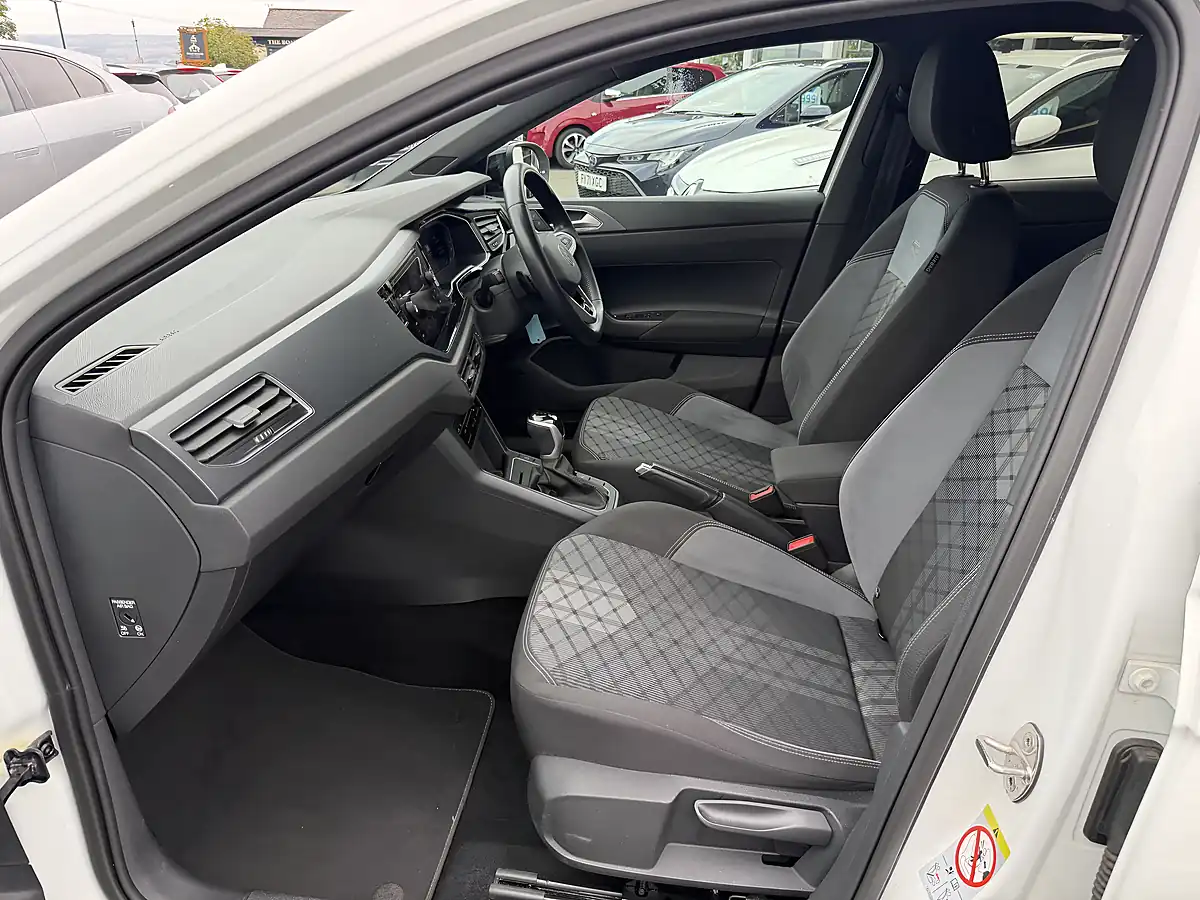 Used 2023 Volkswagen Taigo R-Line White With Black Roof - Interior and Exterior details 11