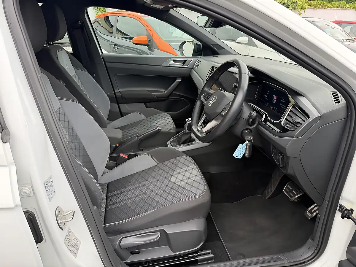 Used 2023 Volkswagen Taigo R-Line White With Black Roof - Interior and Exterior details 4