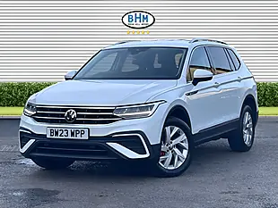 Used 2023 Volkswagen Tiguan Allspace Life Candy White - Interior and Exterior details 17