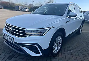 Used 2023 Volkswagen Tiguan Allspace Life White - Interior and Exterior details 11