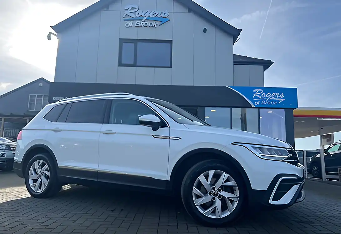 Used 2023 Volkswagen Tiguan Allspace Life White - Interior and Exterior details 2