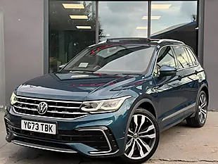 Used 2023 Volkswagen Tiguan R-Line Blue - Interior and Exterior details 5