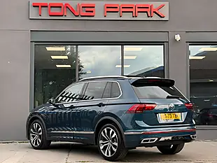 Used 2023 Volkswagen Tiguan R-Line Blue - Interior and Exterior details 6