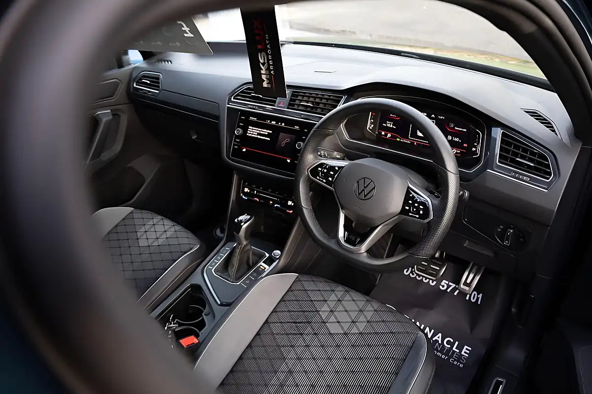 Used 2023 Volkswagen Tiguan R-Line Blue - Interior and Exterior details 14