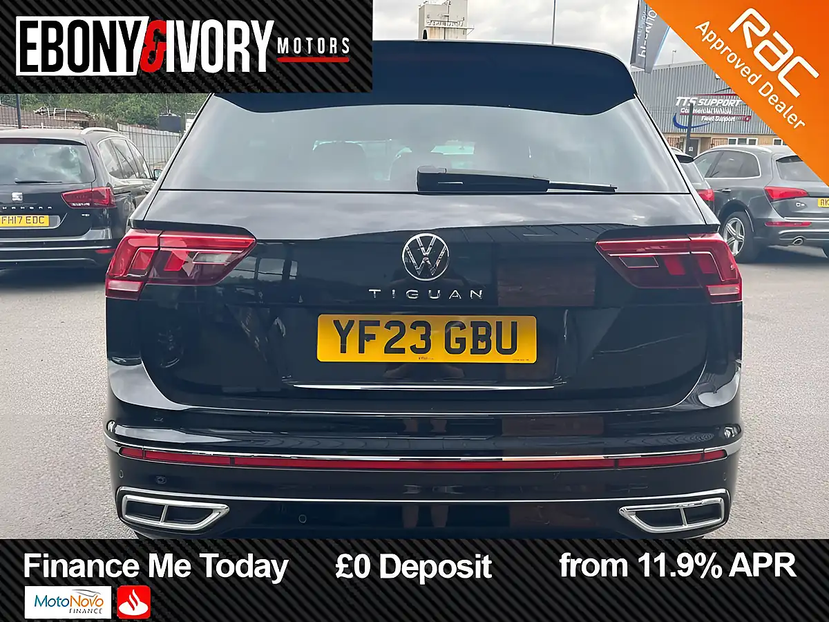 Used 2023 Volkswagen Tiguan R-Line Edition Deep Black - Interior and Exterior details 4