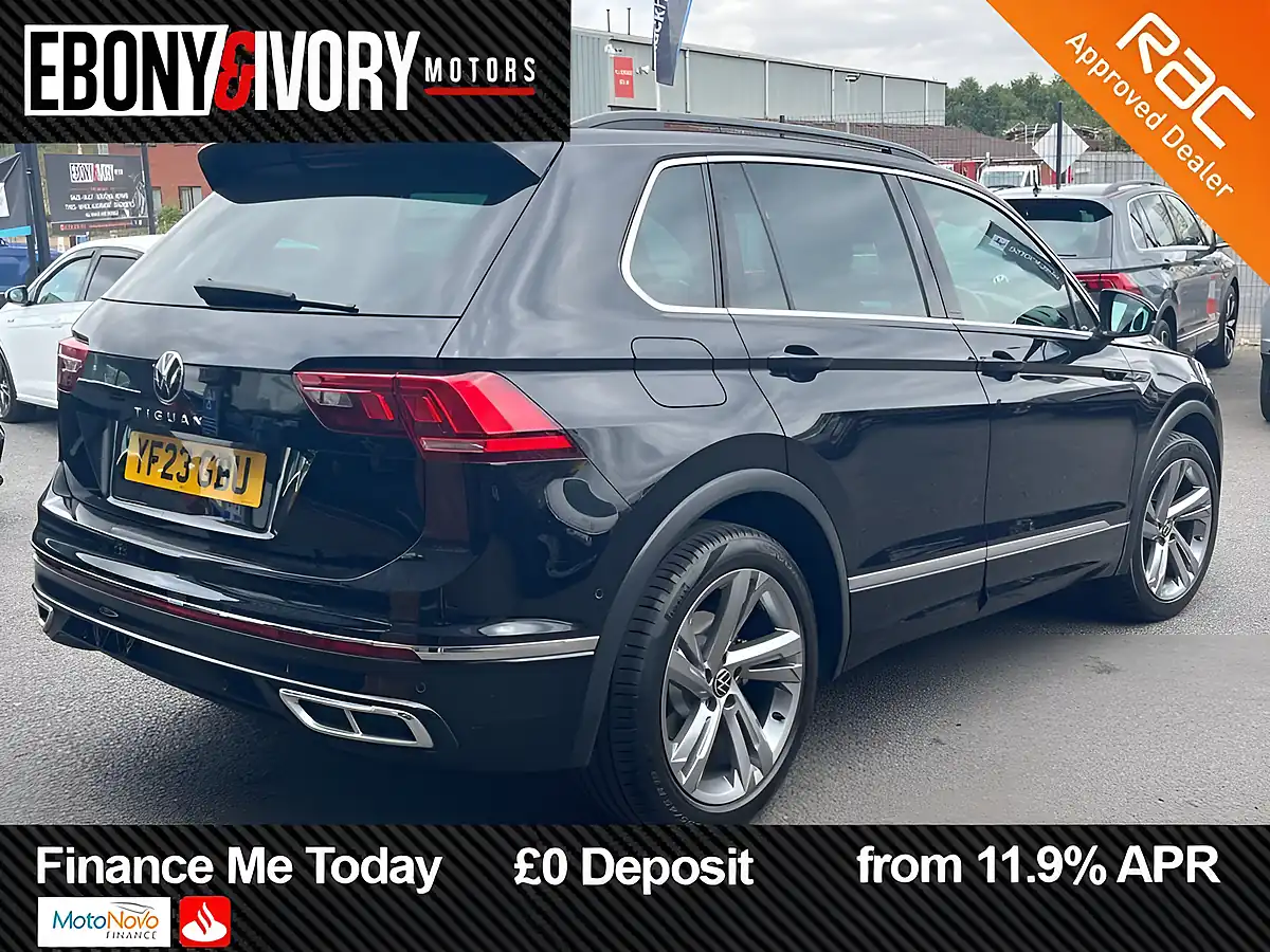 Used 2023 Volkswagen Tiguan R-Line Edition Deep Black - Interior and Exterior details 5