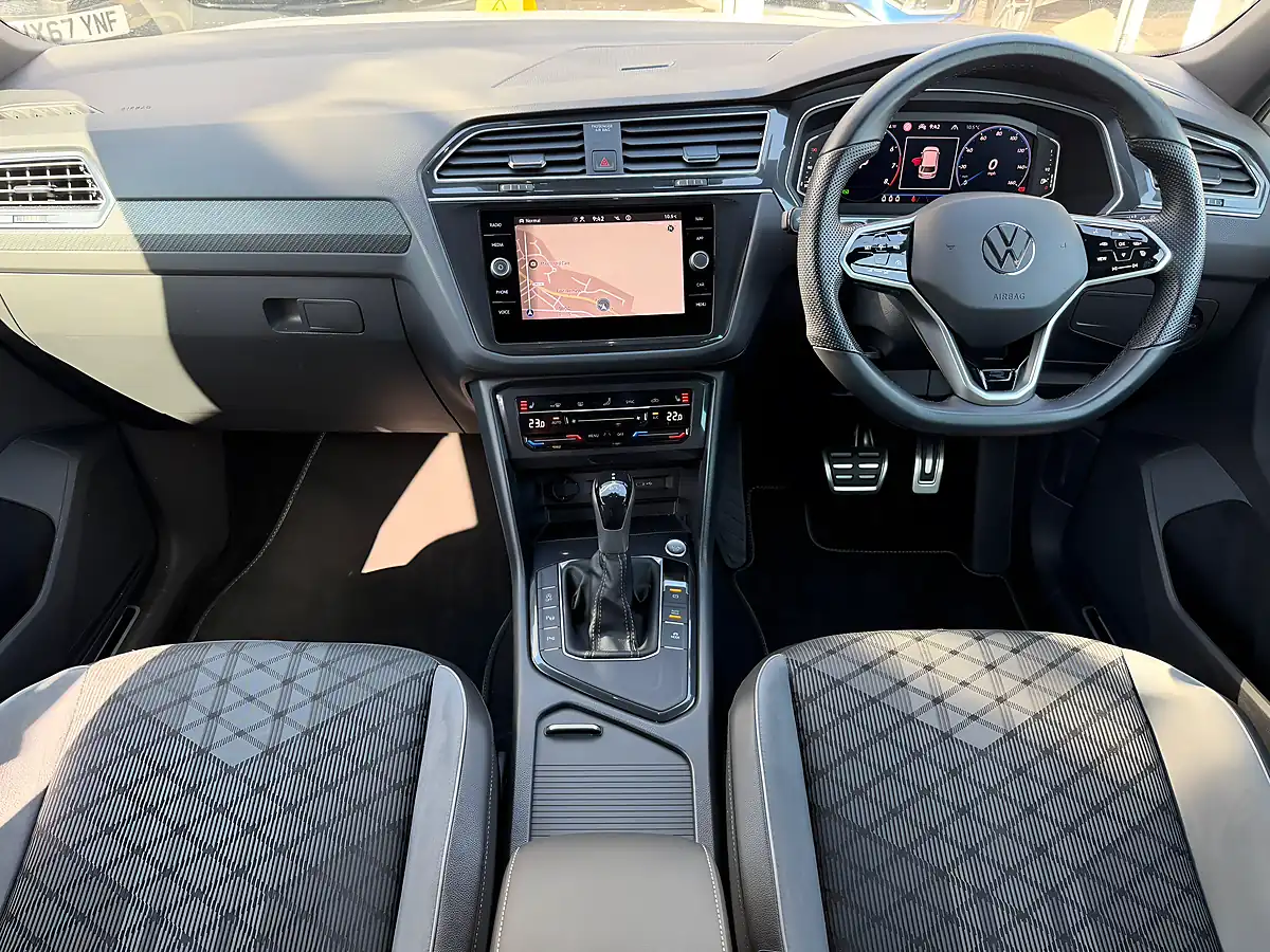 Used 2023 Volkswagen Tiguan R-Line Edition White - Interior and Exterior details 10