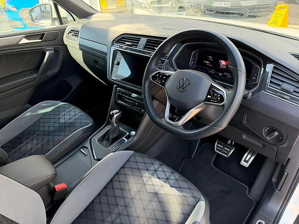 Used 2023 Volkswagen Tiguan R-Line Edition White - Interior and Exterior details 14