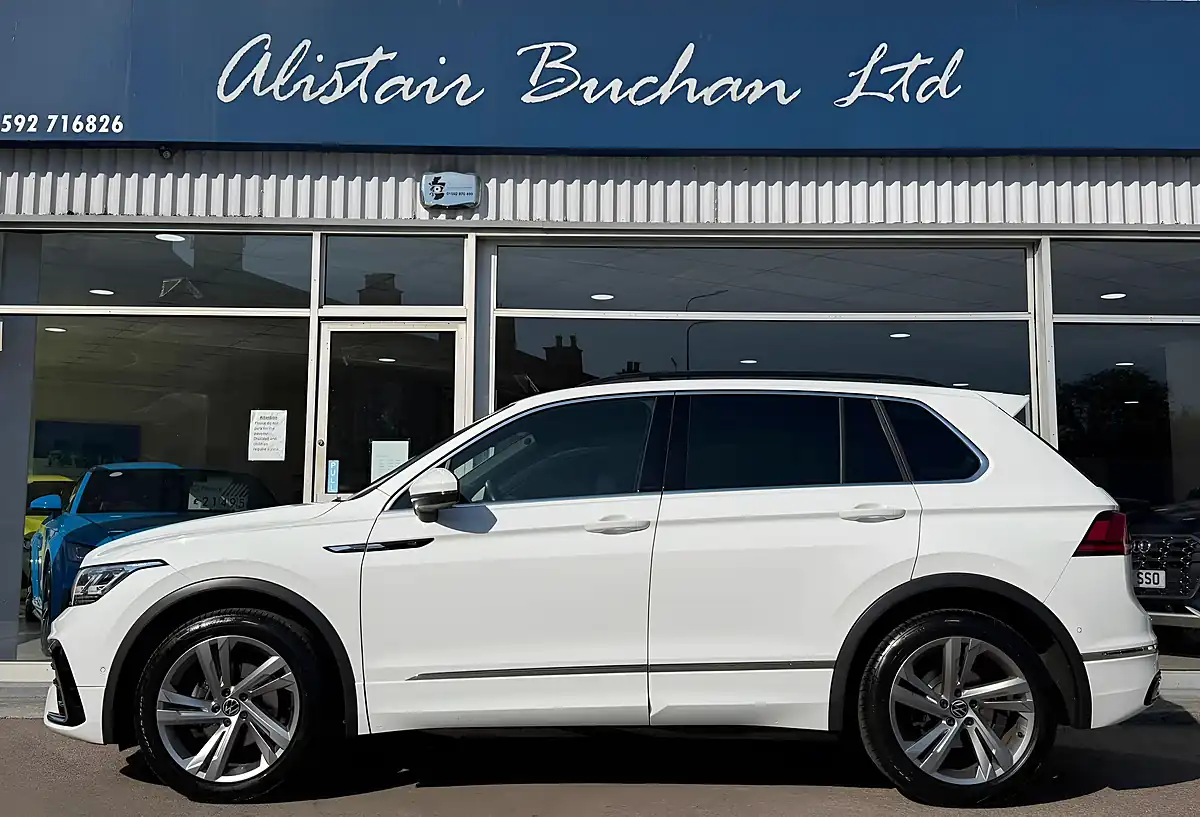 Used 2023 Volkswagen Tiguan R-Line Edition White - Interior and Exterior details 2
