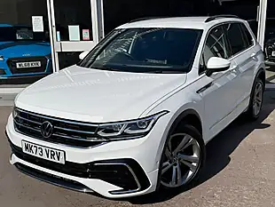 Used 2023 Volkswagen Tiguan R-Line Edition White - Interior and Exterior details 4
