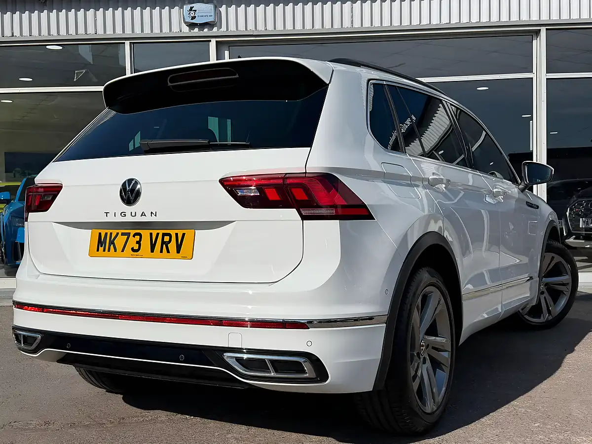 Used 2023 Volkswagen Tiguan R-Line Edition White - Interior and Exterior details 9