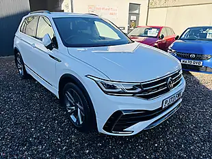 Used 2023 Volkswagen Tiguan R-Line Edition White - Interior and Exterior details 2