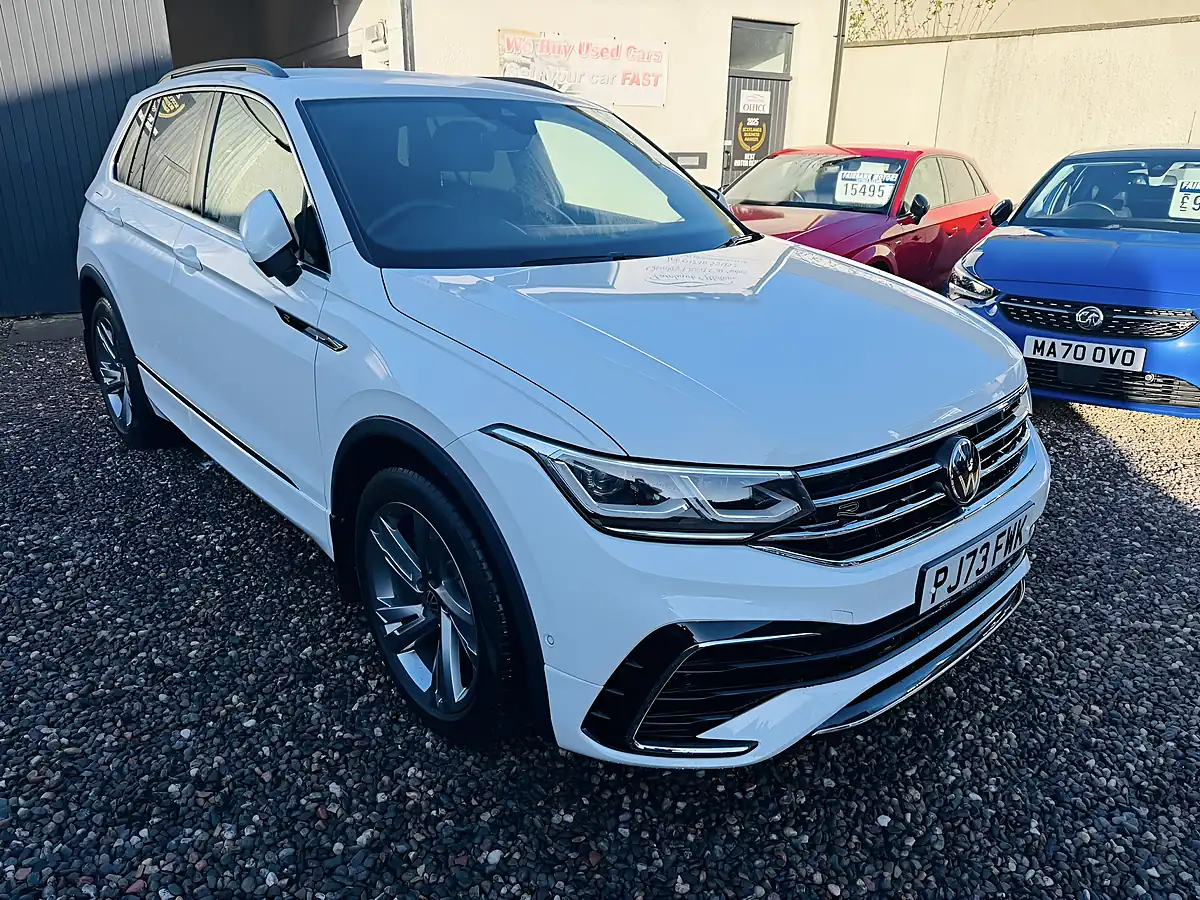 Used 2023 Volkswagen Tiguan R-Line Edition White - Interior and Exterior details 2