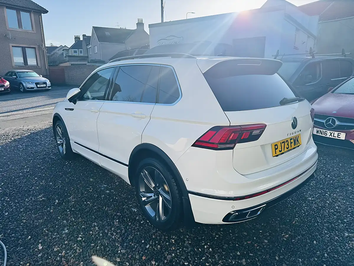 Used 2023 Volkswagen Tiguan R-Line Edition White - Interior and Exterior details 4