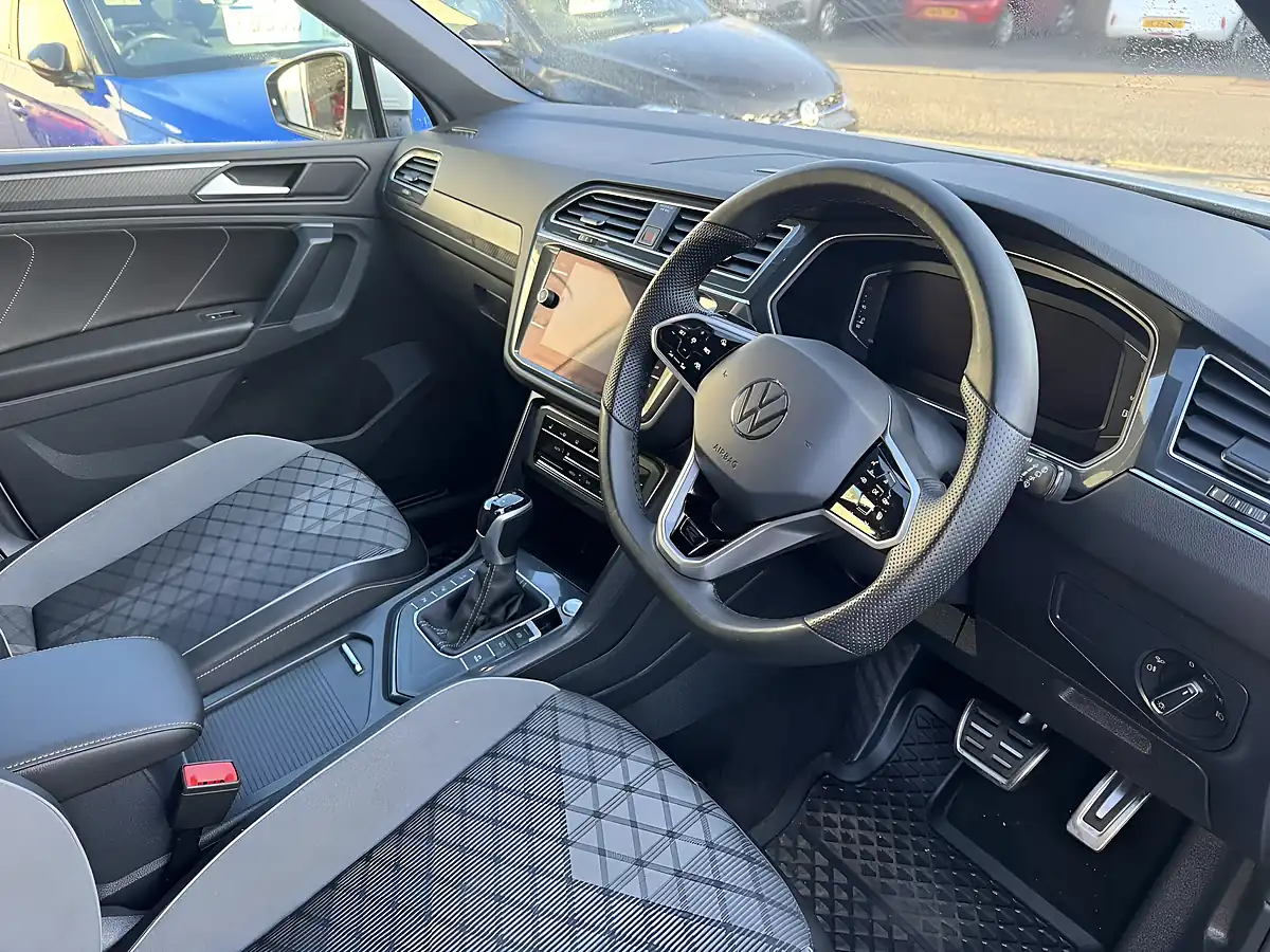 Used 2023 Volkswagen Tiguan R-Line Edition White - Interior and Exterior details 6