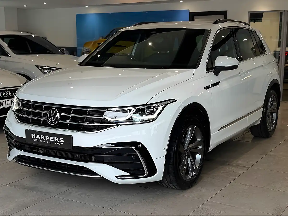 Used 2023 Volkswagen Tiguan R-Line Edition White - Interior and Exterior details 3