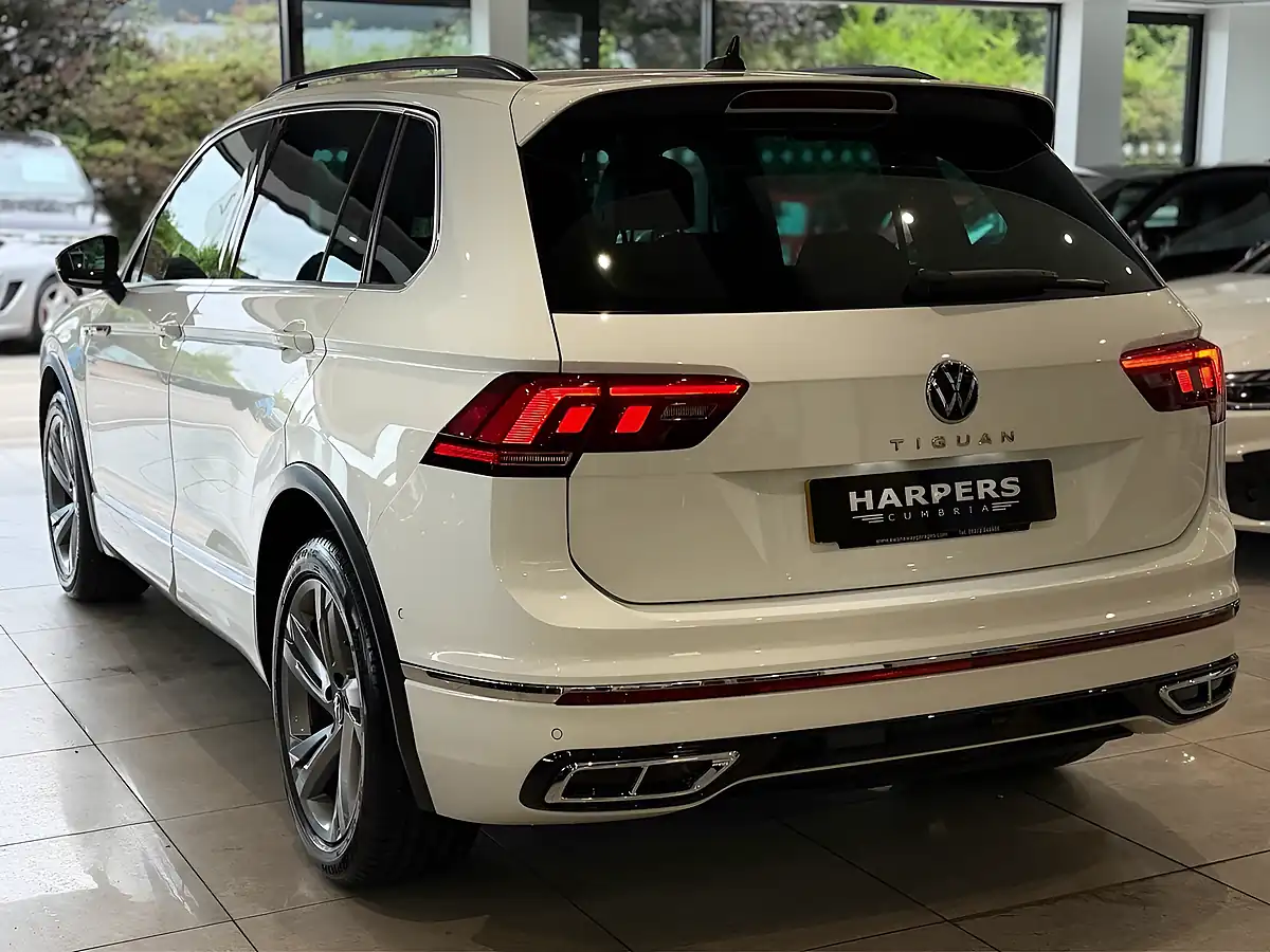 Used 2023 Volkswagen Tiguan R-Line Edition White - Interior and Exterior details 5