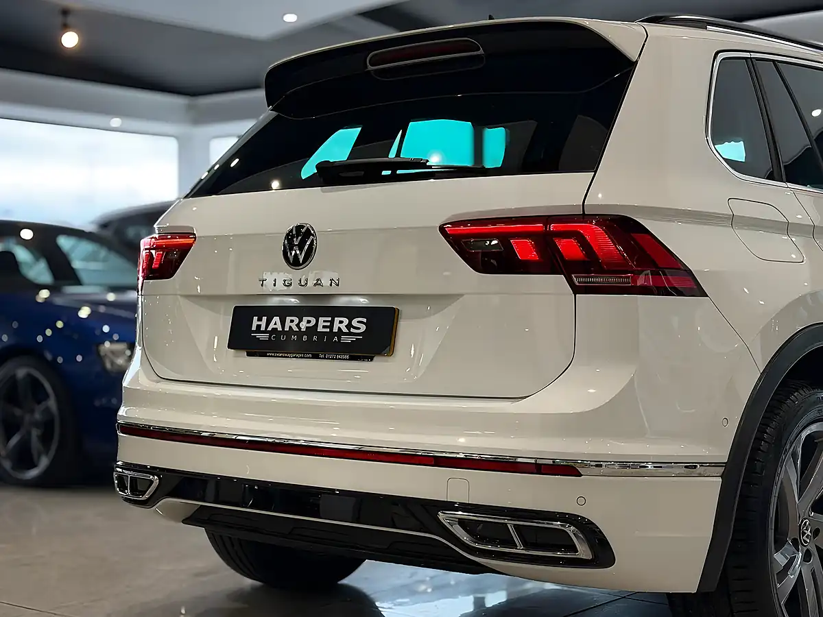 Used 2023 Volkswagen Tiguan R-Line Edition White - Interior and Exterior details 8