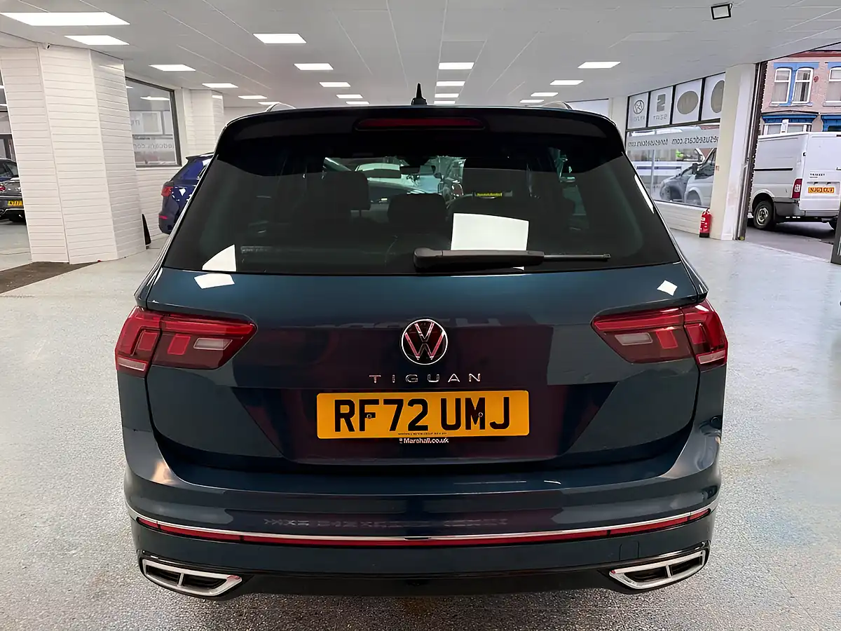 Used 2023 Volkswagen Tiguan R-Line Nightshade Blue - Interior and Exterior details 11
