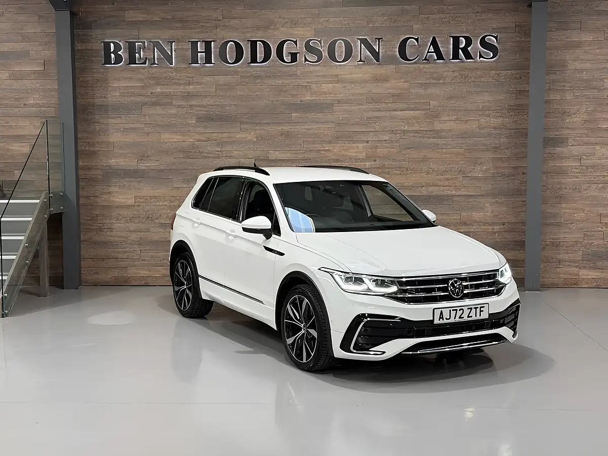 Used 2023 Volkswagen Tiguan R-Line White - Interior and Exterior details 2