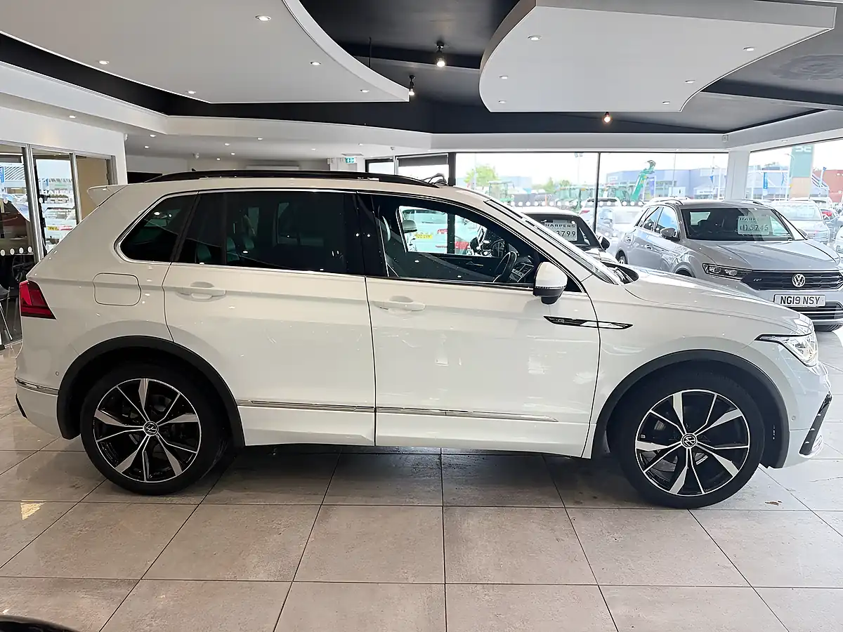 Used 2023 Volkswagen Tiguan R-Line White - Interior and Exterior details 10