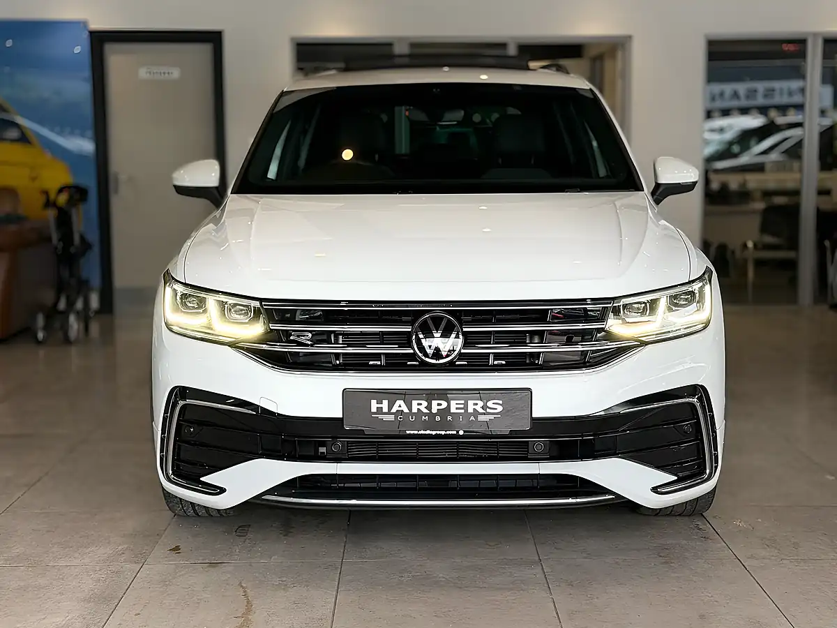 Used 2023 Volkswagen Tiguan R-Line White - Interior and Exterior details 2