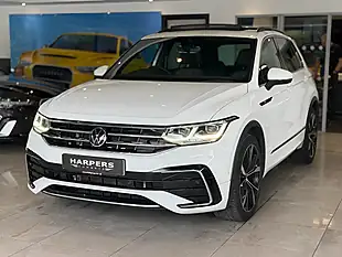 Used 2023 Volkswagen Tiguan R-Line White - Interior and Exterior details 3