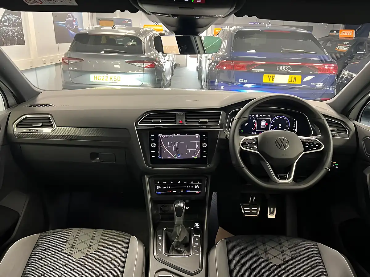 Used 2023 Volkswagen Tiguan R-Line White - Interior and Exterior details 11