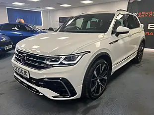 Used 2023 Volkswagen Tiguan R-Line White - Interior and Exterior details 4