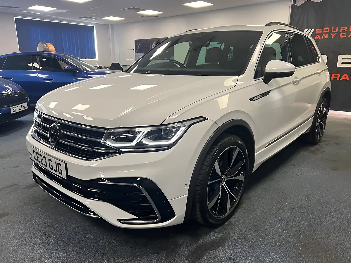 Used 2023 Volkswagen Tiguan R-Line White - Interior and Exterior details 4