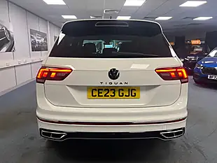 Used 2023 Volkswagen Tiguan R-Line White - Interior and Exterior details 7