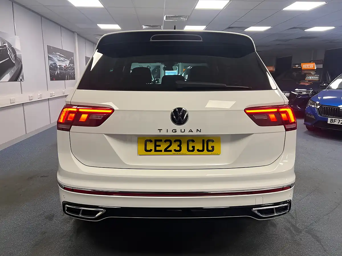 Used 2023 Volkswagen Tiguan R-Line White - Interior and Exterior details 7