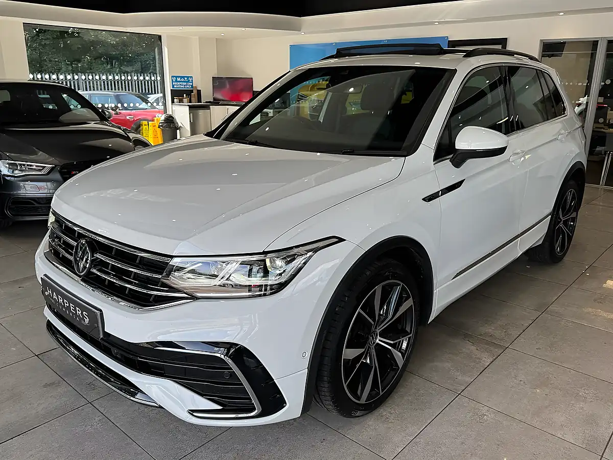 Used 2023 Volkswagen Tiguan R-Line White - Interior and Exterior details 14