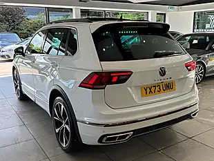 Used 2023 Volkswagen Tiguan R-Line White - Interior and Exterior details 16