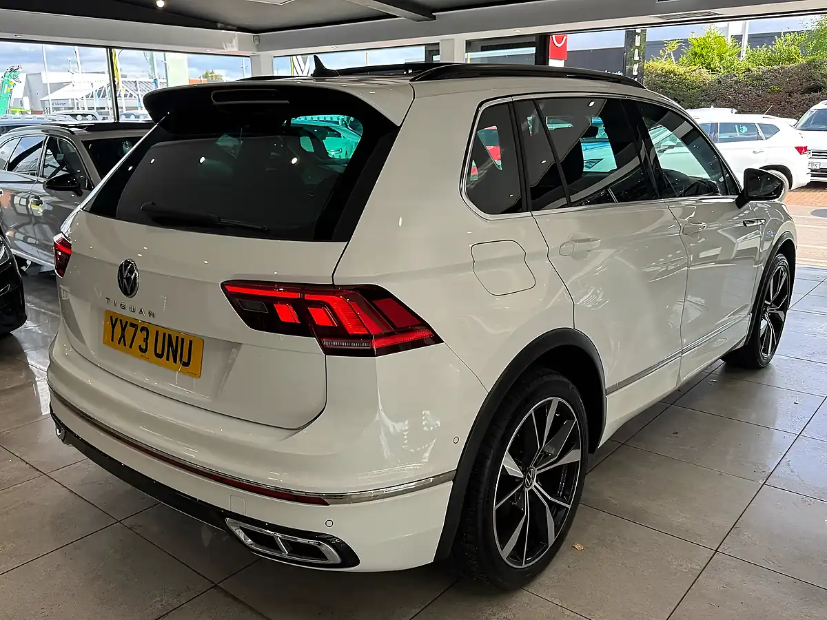 Used 2023 Volkswagen Tiguan R-Line White - Interior and Exterior details 18